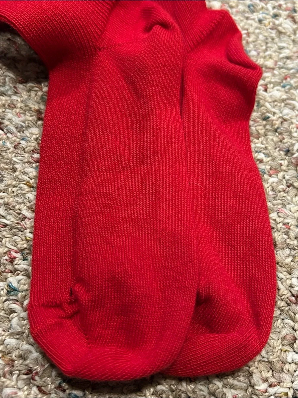 Hanna Andersson Red Ribbed Kids Tights